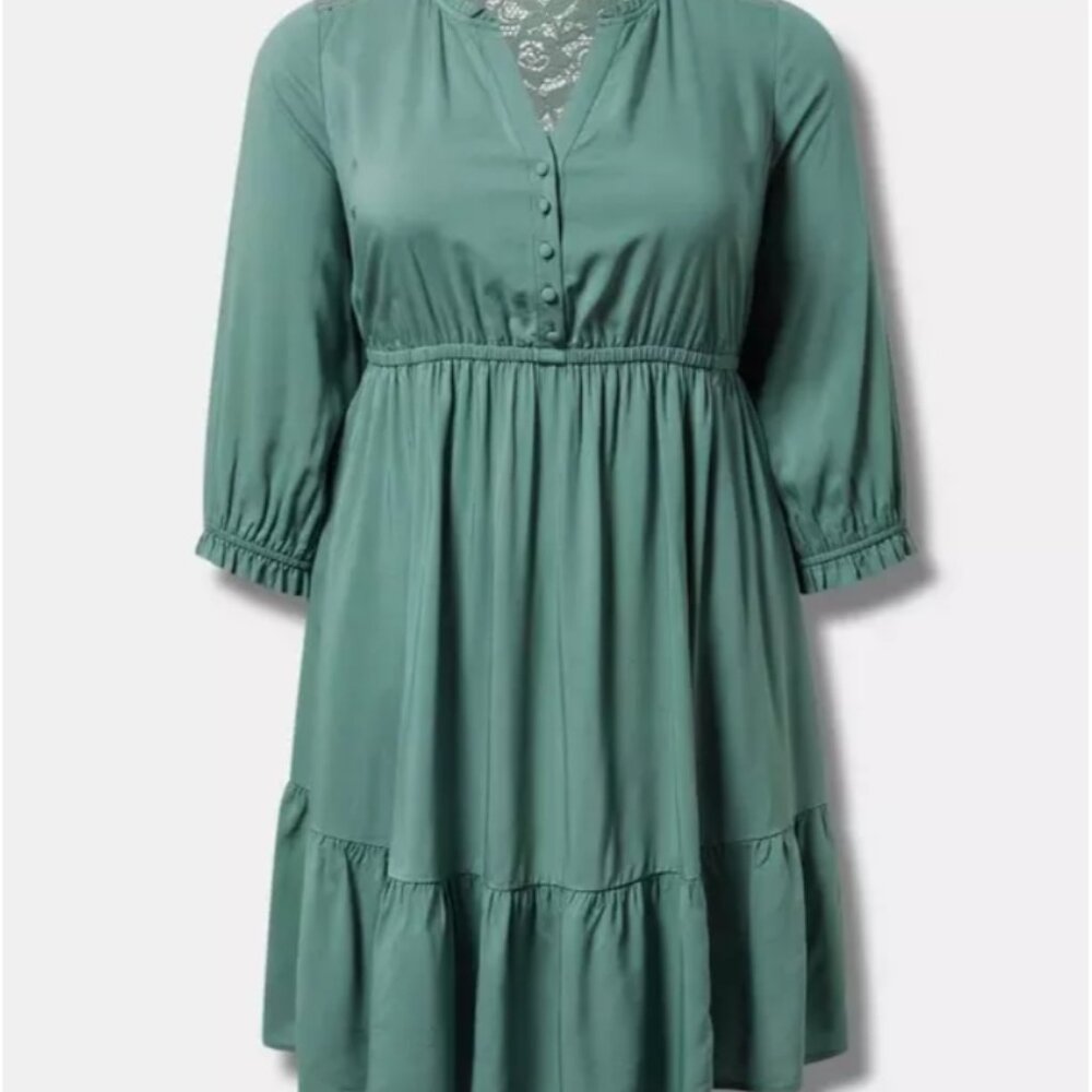Torrid/Mini Challis Shirt Dress NWT